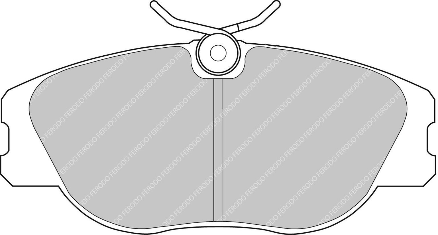 FERODO RACING FCP565W - Bremsbelagsatz, Scheibenbremse DS1.11