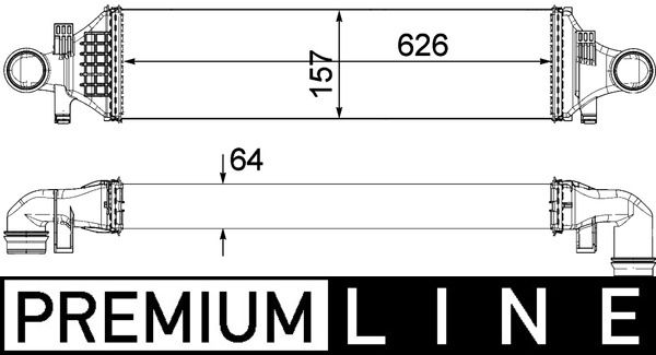 MAHLE CI 480 000P - Ladeluftkühler