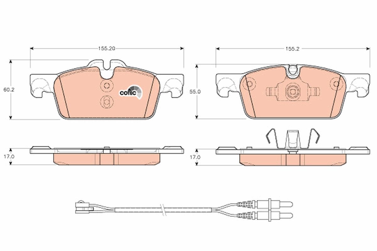 Brake Pad Set, disc brake GDB1929