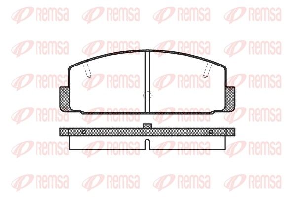 Brake Pad Set, disc brake 0179.20