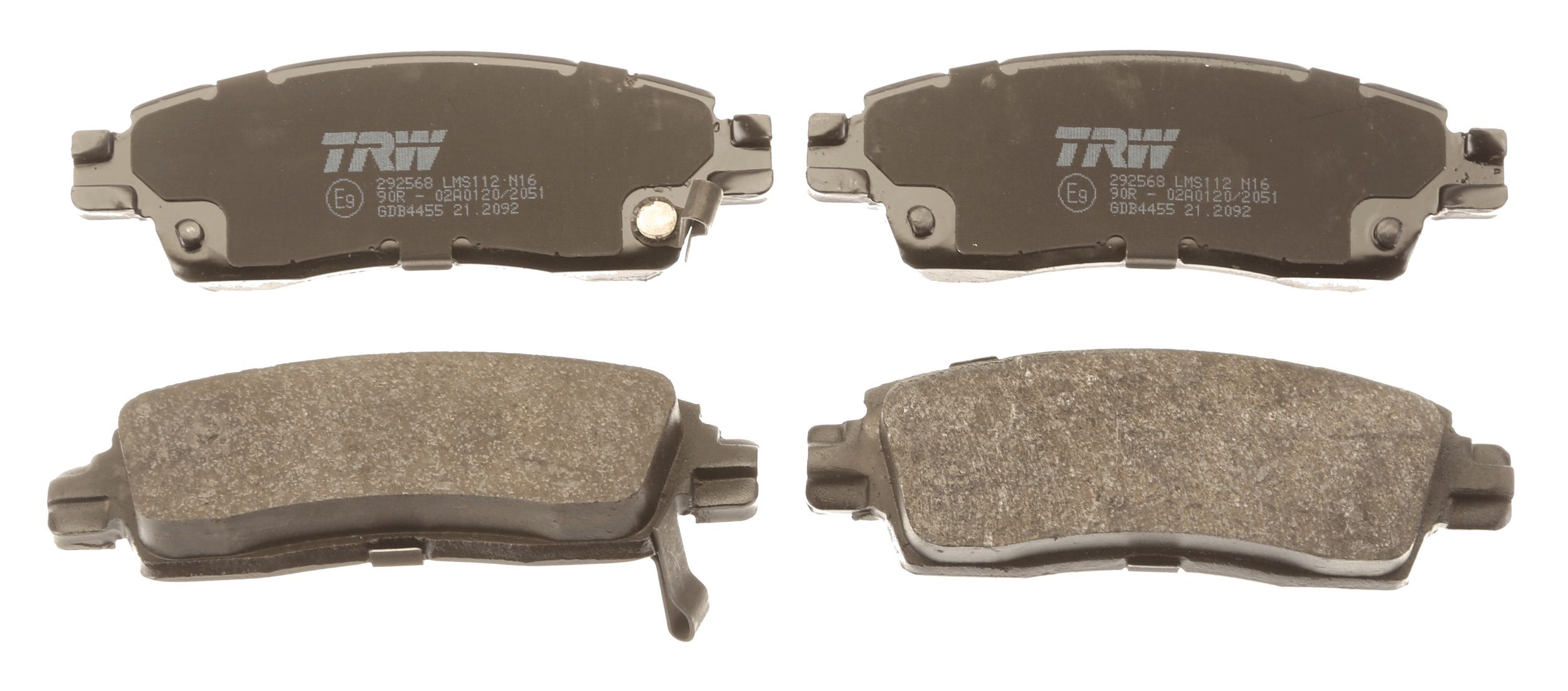 TRW DISC BRAKE PADS - TecDoc 2