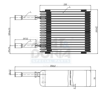 MEAT & DORIA 997001 - Verdampfer, Klimaanlage