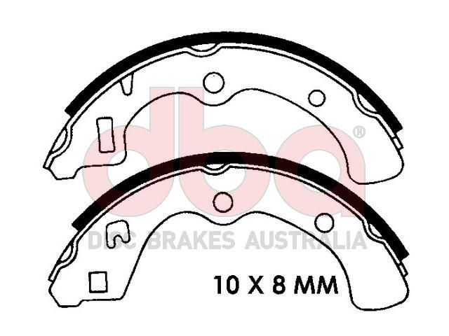 Street Series Brake Shoes [Honda Civic 200mm] - TecDoc Only