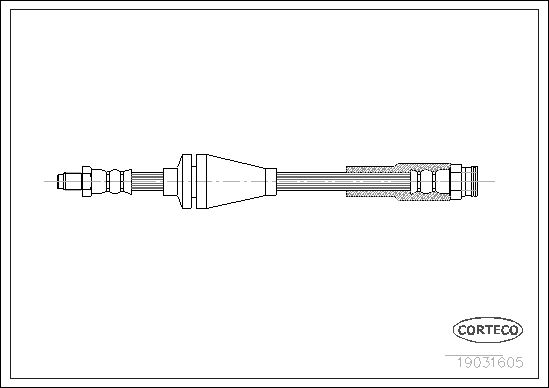 Brake Hose 19031605