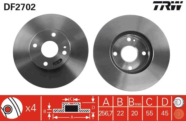 PAIRE DE DISQUES  9900