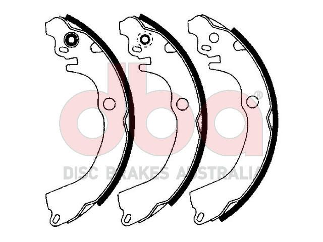 Street Series Brake Shoes [Subaru Impreza/Liberty 203.2mm] - TecDoc Only