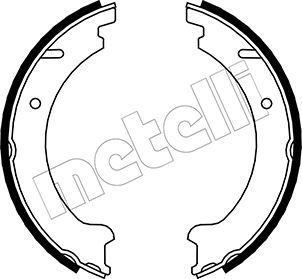 Brake Shoe Set, parking brake 53-0478