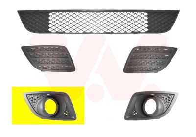 VAN WEZEL 1806594 Ventilation Grilles, bumper