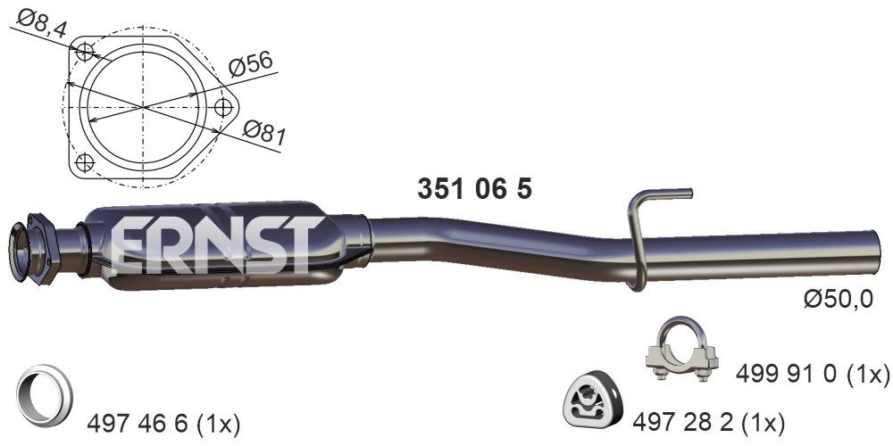 Mittelschalldämpfer