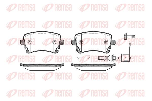 Brake Pad Set, disc brake 0897.11