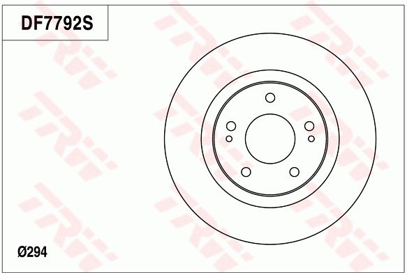 TRW BRAKE DISC - TecDoc Only