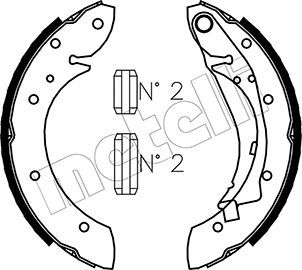 Brake Shoe Set 53-0023