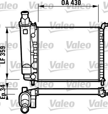 RAD MOT FIAT PALIO  9900