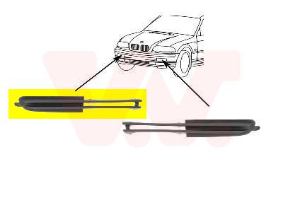 VAN WEZEL 0646588 - L&uuml;ftungsgitter, Sto&szlig;f&auml;nger