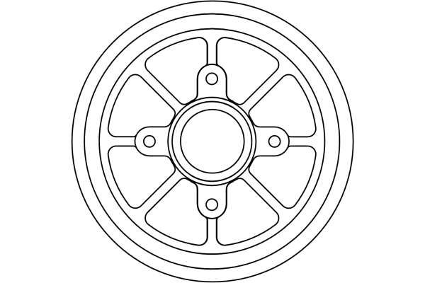 TRW BRAKE DRUM - TecDoc 2