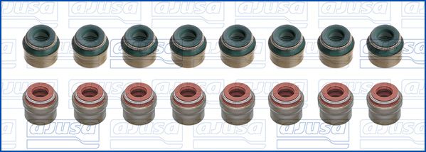 AJUSA 57077600 Seal Set, valve stem