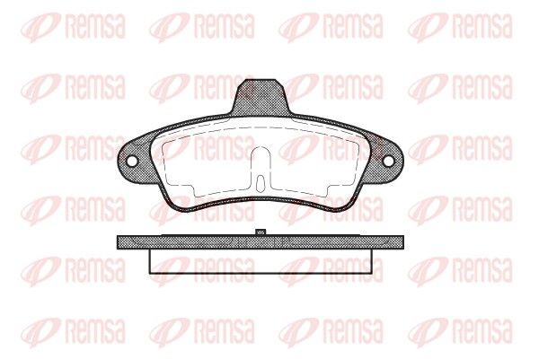 Brake Pad Set, disc brake 0433.00