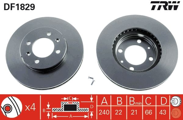 PAIRE DE DISQUES  9900