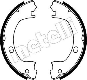 Brake Shoe Set, parking brake 53-0031