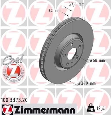 Brake Disc 100.3373.20