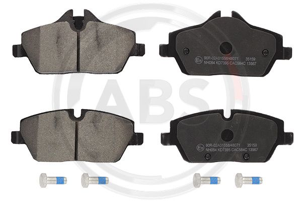 A.B.S. 35159 - Bremsbelagsatz, Scheibenbremse