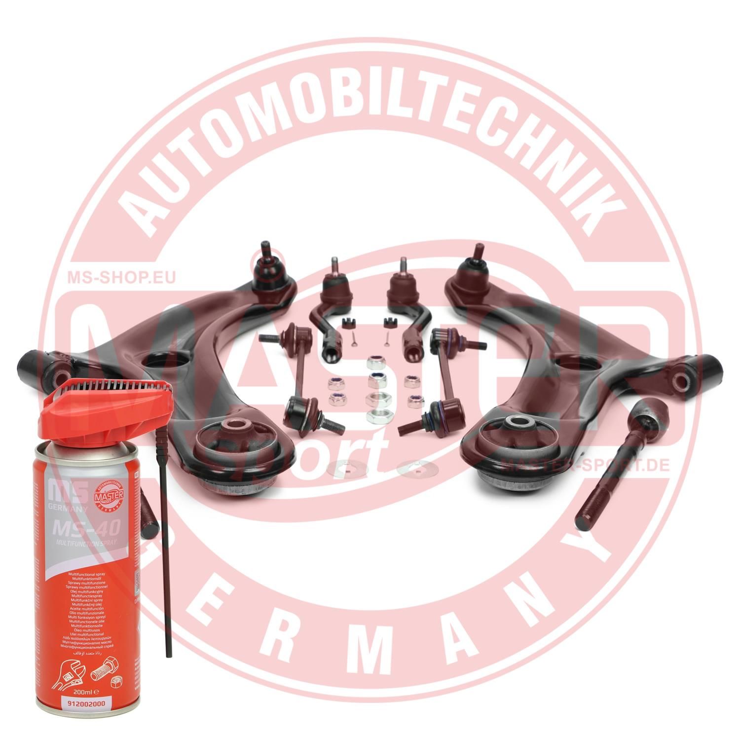 36964/2-KIT-MSP MASTER-SPORT GERMANY PROMO Vezetőkarkészlet, kerékfelfüggesztés