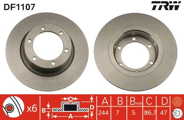 PAIRE DE DISQUES  9900