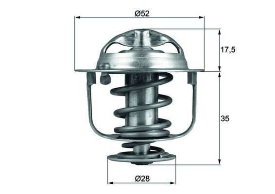 Thermostat, coolant TX 119 82D