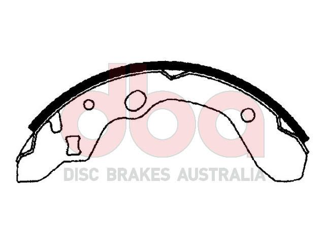 Street Series Brake Shoes [Ford Laser/ Mazda 323 200mm] - TecDoc Only