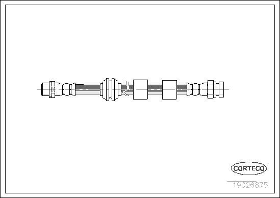 Brake Hose 19026875