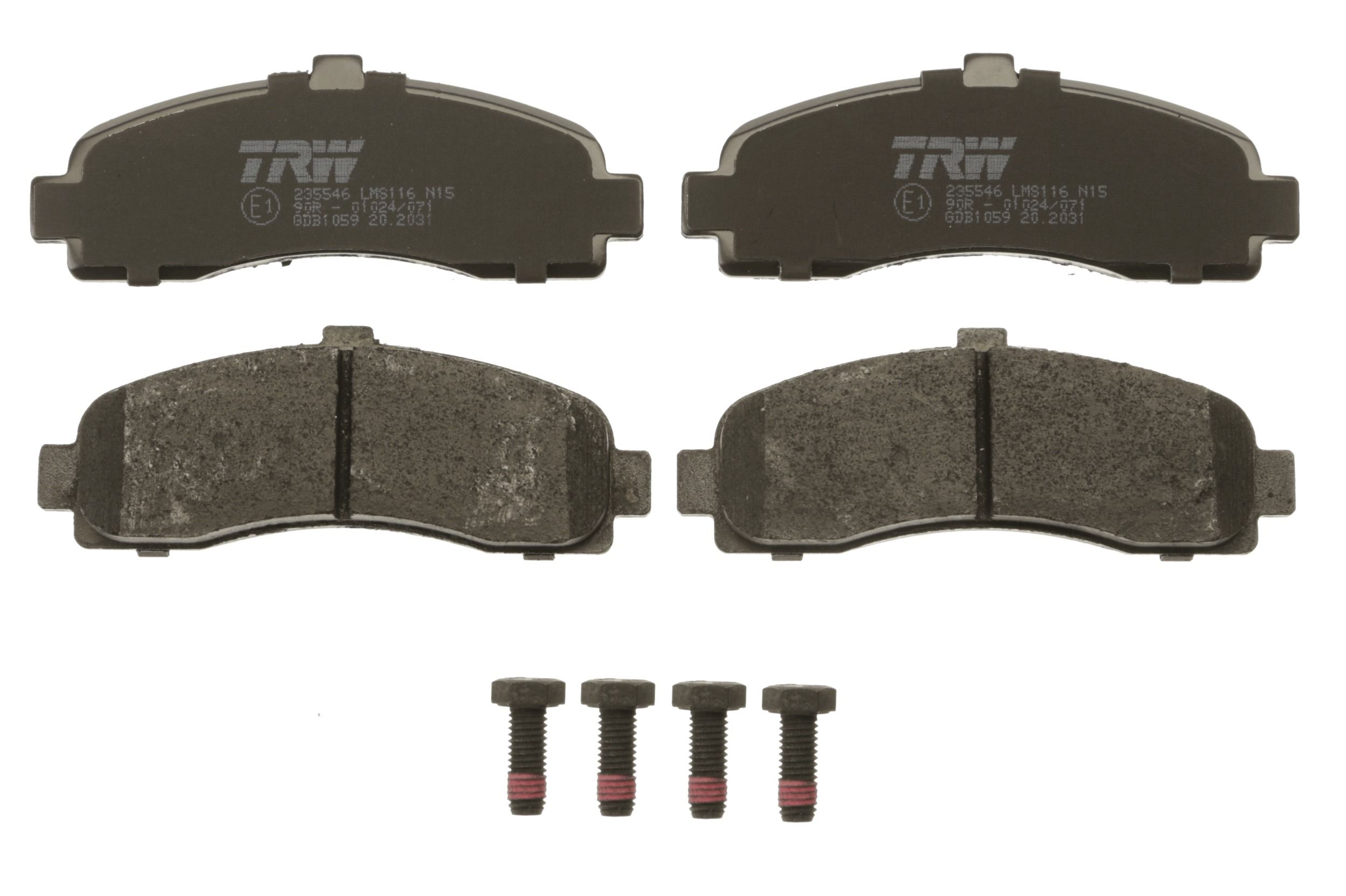 TRW DISC BRAKE PADS - TecDoc 2