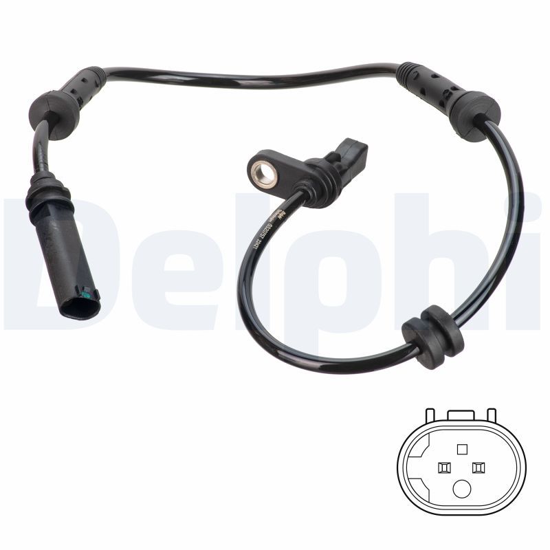 DELPHI SS20757 - Sensor, Raddrehzahl