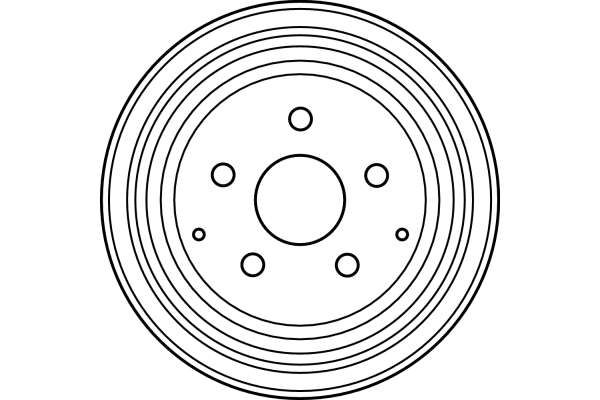 TRW BRAKE DRUM - TecDoc 2
