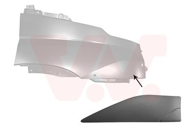 Zier-/Schutzleiste, Kotfl&uuml;gel