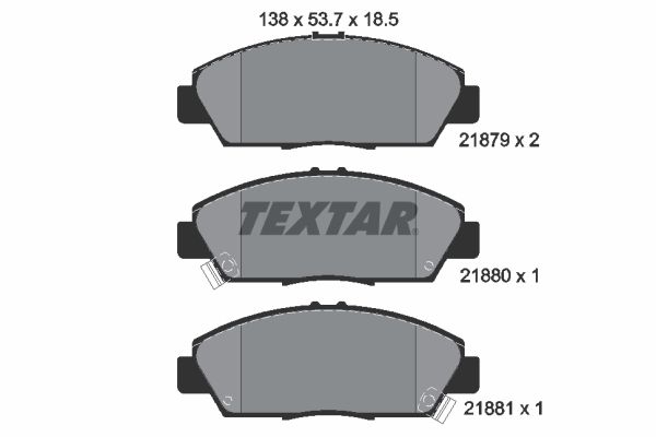 Brake Pad Set, disc brake 2187901