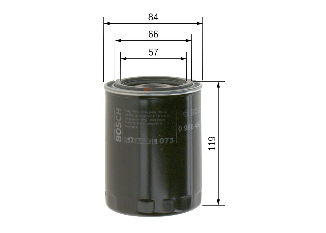 Oil Filter 0 986 452 000