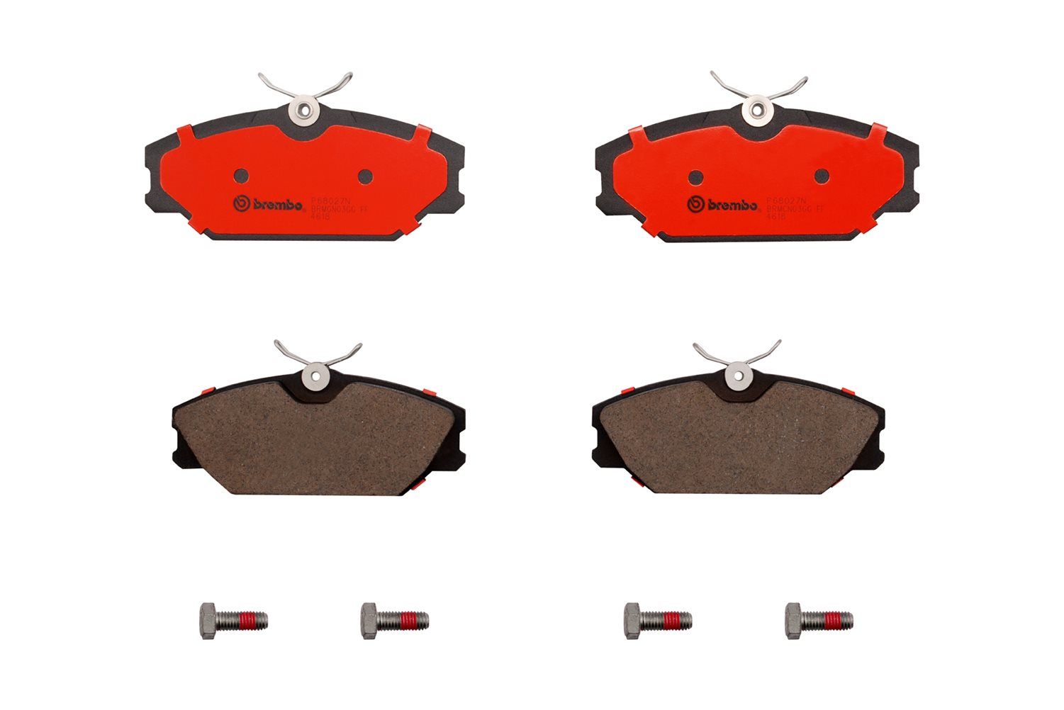 BREMBO DISC PAD -  RENAULT CLIO MK II 01-06 (FRT) - TecDoc 1
