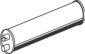 Mittel-/Endschalldämpfer Mittel-/Endschalldämpfer