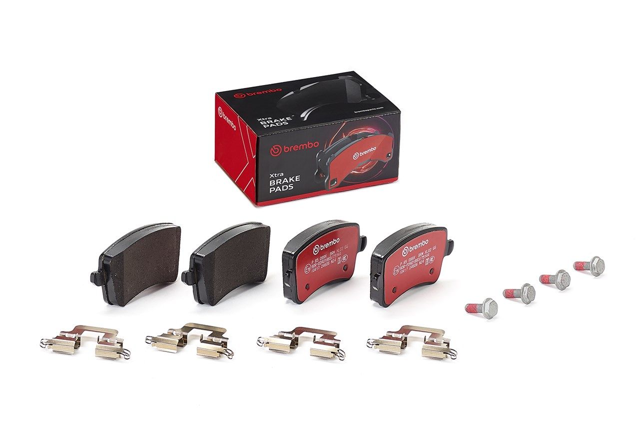 BREMBO P 85 099X - Bremsbelagsatz, Scheibenbremse XTRA LINE