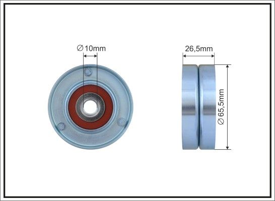 Tensioner Pulley, V-ribbed belt 393-14