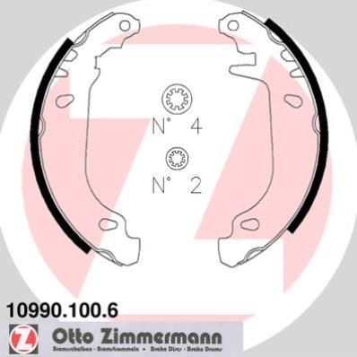 Bremsbackensatz