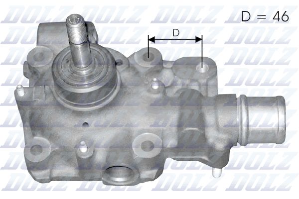 Water Pump, engine cooling B120