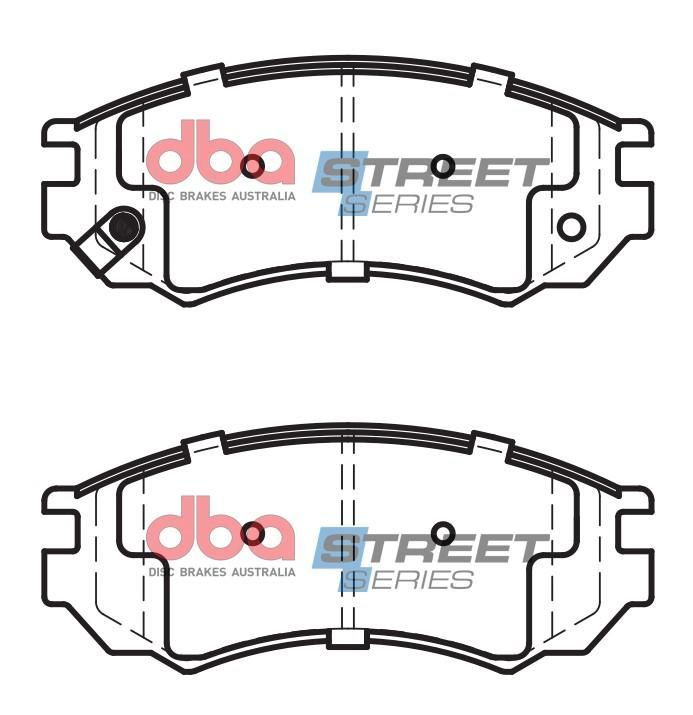 DBA SS STREET SERIES BRAKE PADS [ Nissan 1991-2000 F ] - TecDoc Only