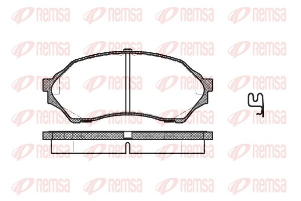 Brake Pad Set, disc brake 0699.00