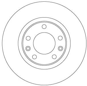 TRW BRAKE DISC - TWIN PACK - TecDoc 2