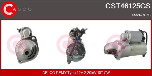 CST46125GS CASCO Genuine önindító