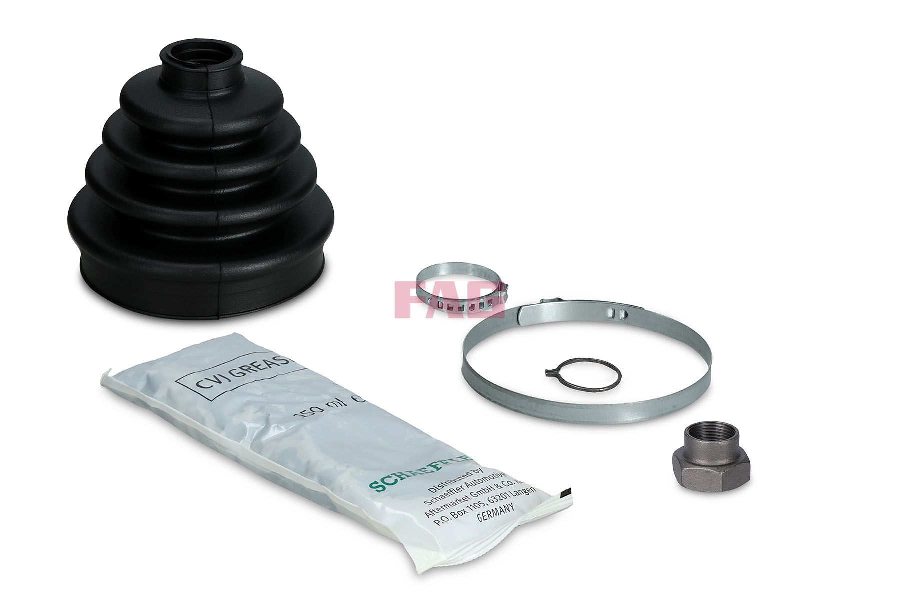 Faltenbalgsatz, Antriebswelle