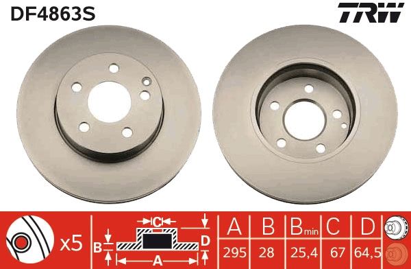 Brake Disc DF4863S