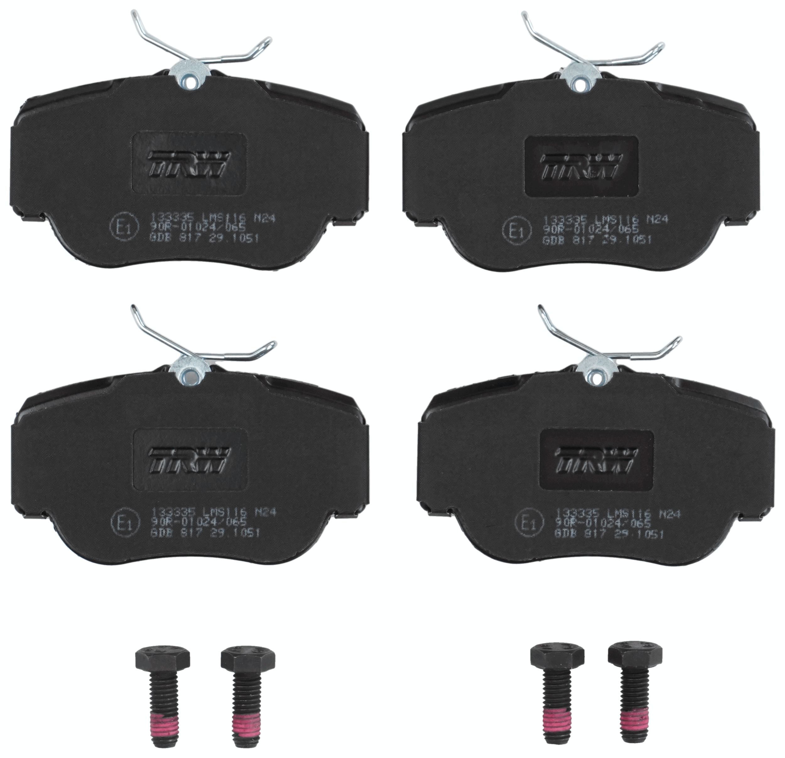 TRW DISC BRAKE PADS - TecDoc 2
