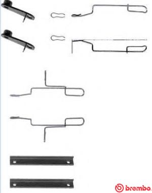 Juego de accesorios, balatas de frenos